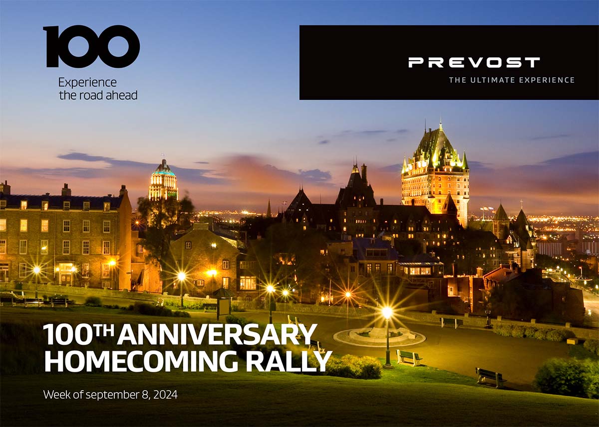 Prevost Brand 100th Anniversary Quebec Rally